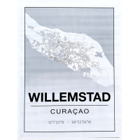 Plattegrond poster Willemstad